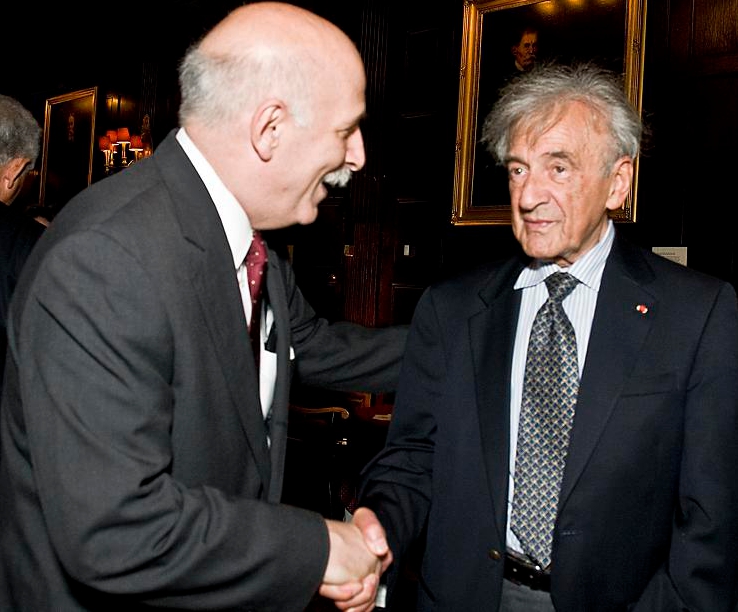 Peter Golden with Elie Wiesel